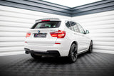 REAR SIDE SPLITTERS for BMW X3 F25 M-Pack Facelift