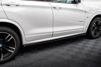SIDE SKIRTS DIFFUSERS for BMW X3 F25 M-Pack Facelift