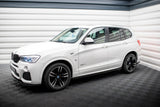 SIDE SKIRTS DIFFUSERS for BMW X3 F25 M-Pack Facelift