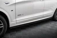 SIDE SKIRTS DIFFUSERS for BMW X3 F25 M-Pack Facelift