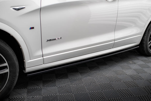 SIDE SKIRTS DIFFUSERS for BMW X3 F25 M-Pack Facelift