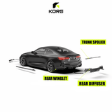 KORE - BMW 4 SERIES G22 GLOSS BLACK ABS REAR DIFFUSER