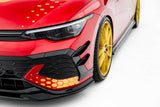 Front Bumper Wings (Canards) Volkswagen Golf GTI Clubsport Mk8 Facelift