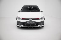 Front Splitter V.1 Volkswagen Golf GTI / GTE / R-Line Mk8 Facelift