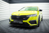 Front Splitter V.4 Skoda Octavia RS Mk4