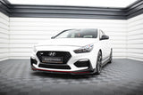 Front Splitter V.6 + Flaps Hyundai I30 N Mk3 Hatchback/Fastback
