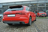 REAR SIDE SPLITTERS Audi A4 B9 S-Line Avant