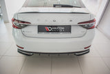 Rear Side Splitters Skoda Superb Liftback / Combi Mk3 Facelift