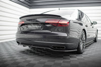 Rear Splitter (with vertical bars) Audi A8 D4 Facelift