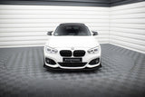 Street Pro Front Splitter V.3 + Flaps for BMW 1 F20 M-Pack Facelift / M140i