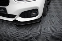 Street Pro Front Splitter V.3 + Flaps for BMW 1 F20 M-Pack Facelift / M140i