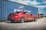 Street Pro Rear Side Splitters + Flaps Mercedes-AMG C43 Coupe C205