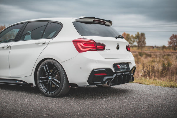 Street Pro Rear Side Splitters V.3 + Flaps for BMW 1 F20 M140i