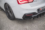Street Pro Rear Side Splitters V.3 for BMW 1 F20 M140i