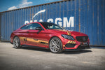 Street Pro Side Skirts Diffusers + Flaps Mercedes-AMG C43 Coupe C205
