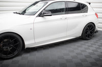 Street Pro Side Skirts Diffusers V.2 + Flaps for BMW 1 F20 M135i / M140i / M-Pack