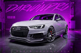 Audi RS4 B9 BKSS Style Front Canards 2017-2019 DarwinPro
