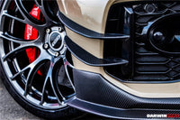 Audi RS4 B9.5 BKSS Style Carbon Fiber Front Bumper Canards 2020-2022 DarwinPro