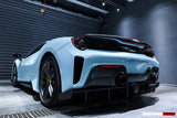 DarwinPRO 2015-2020 Ferrari 488 GTB Pista Style Rear Bumper & Wing