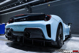 DarwinPRO 2015-2020 Ferrari 488 GTB Pista Style Rear Bumper & Wing