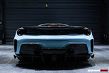 DarwinPRO 2015-2020 Ferrari 488 GTB Pista Style Rear Bumper & Wing