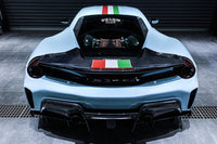 DarwinPRO 2015-2020 Ferrari 488 GTB Pista Style Rear Bumper & Wing