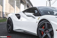 Darwinpro 2015–2019 Ferrari 488 GTB/Spyder Dry Carbon Fiber Side Air Intake Fins