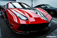 Carbonado 2015-2019 Ferrari 488 GTB/Spyder MSY Style Front Bumper Darwin Pro
