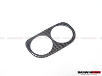 Darwinpro 2010–2015 Ferrari 458 Coupe/Spyder/Speciale Lichtschalterabdeckung aus trockenem Karbon
