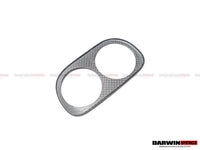 Darwinpro 2010–2015 Ferrari 458 Coupe/Spyder/Speciale Lichtschalterabdeckung aus trockenem Karbon