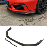 Lèvre avant en fibre de carbone Porsche 718 Boxster Cayman