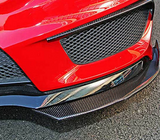 Mercedes Benz CLA Carbon Fiber Front Bumper Splitter Cupwing Winglets Vent Flaps