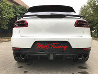 Porsche Macan Sport Carbon Fiber Rear Middle Wing Spoiler for