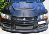 MITSUBISHI EVO 9. Kohlefaser-Frontlippe