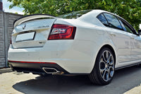 CENTRAL REAR SPLITTER SKODA OCTAVIA III RS FACELIFT