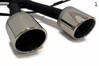 SPORTS EXHAUST TIPS VOLKSWAGEN GOLF VI R32 LOOK