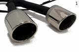 SPORTS EXHAUST TIPS VOLKSWAGEN GOLF VI R32 LOOK