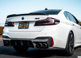 BMW M5 F90 M5 D-Style Carbon Fiber Diffuser Lip Splitter