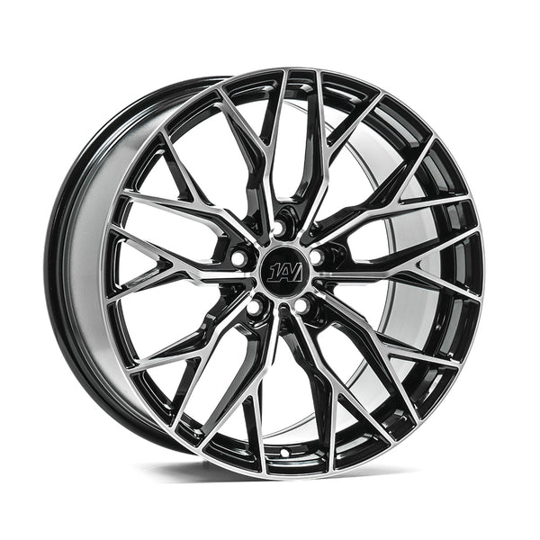 1AV ZX14 8.5x19ET45 5x110 GLOSS BLACK & POLISHED