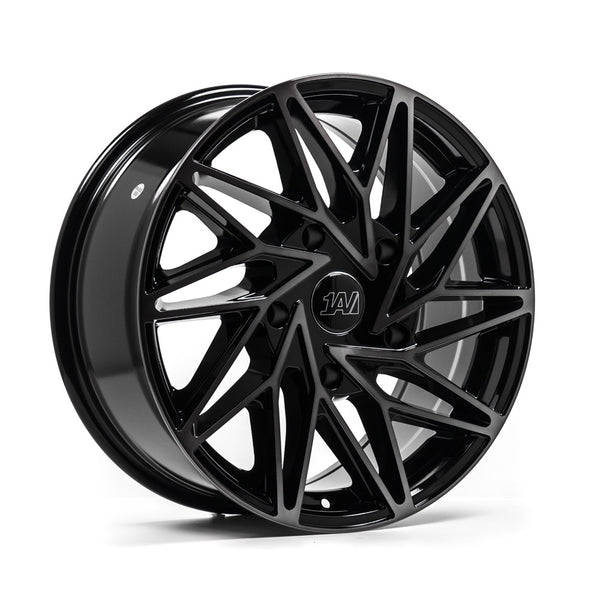 1AV ZX10T 8x18ET50 5x160 GLOSS BLACK POLISHED & TINTED