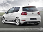 REAR VALANCE G6R-STYLE DUPLEX, VW GOLF V