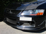 MITSUBISHI EVO 9. Kohlefaser-Frontlippe