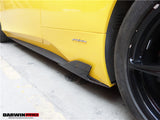 Darwinpro 2010-2015 Ferrari 458 Coupe/Spyder Speciale Style Carbon Fiber Side Skirts Canards
