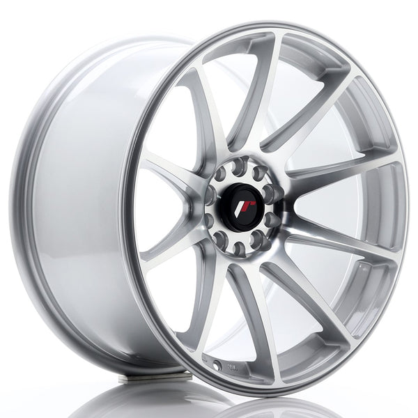 JR Wheels JR11 18x9.5 ET30 5x112/114 Silver Machined