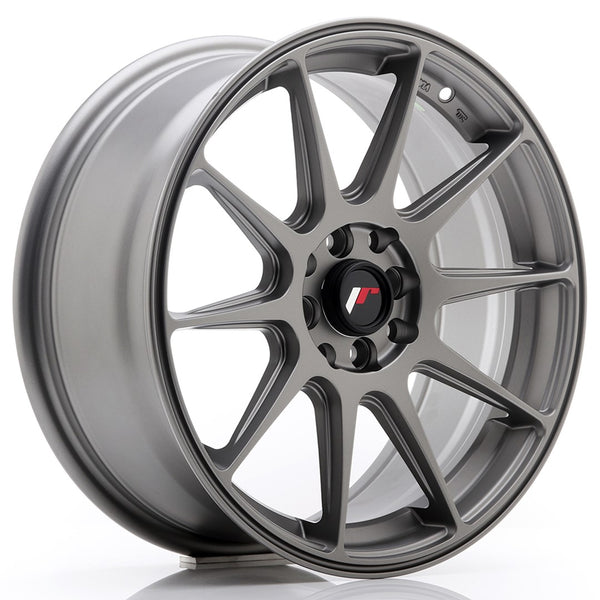 JR Wheels JR11 17x7.25 ET35 4x100/114.3 Matt Gun Metal