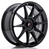 JR Wheels JR11 18x7.5 ET35-40 Blank Glossy Black