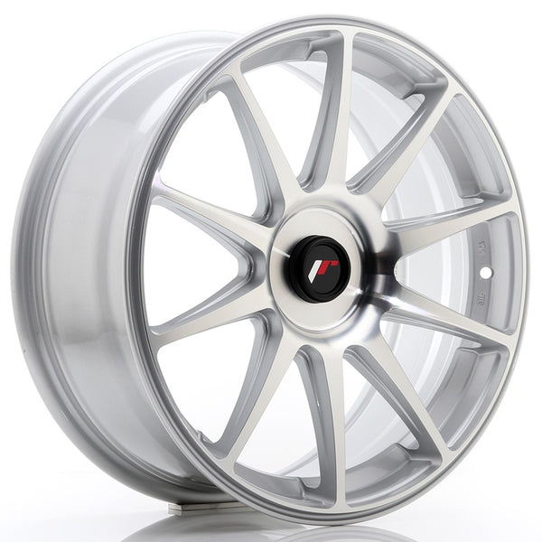 JR Wheels JR11 18x7.5 ET35-40 Blank Silver Machined