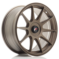 JR Wheels JR11 17x8.25 ET35 Blank Matt Bronze