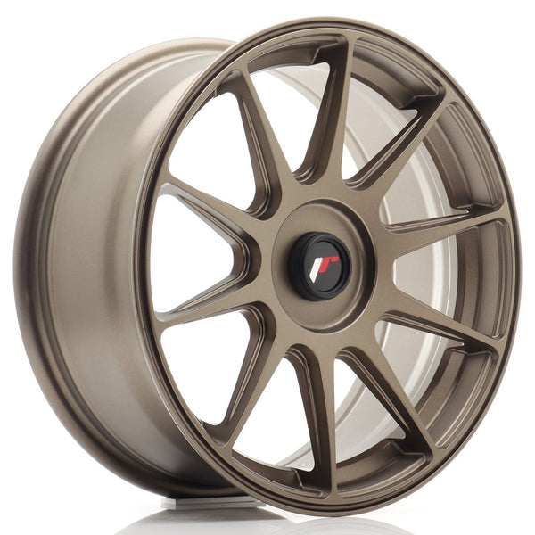 JR Wheels JR11 17x7.25 ET35-40 Blank Matt Bronze