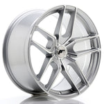 JR Wheels JR25 19x9.5 ET20-40 5H BLANK Silver Machined Face